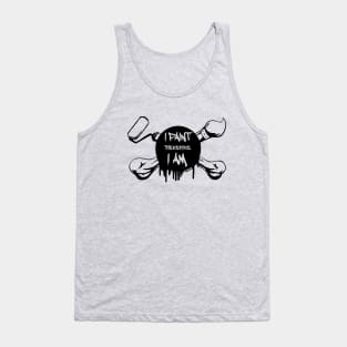 I Paint Therefore I Am - Bones - BLK Tank Top